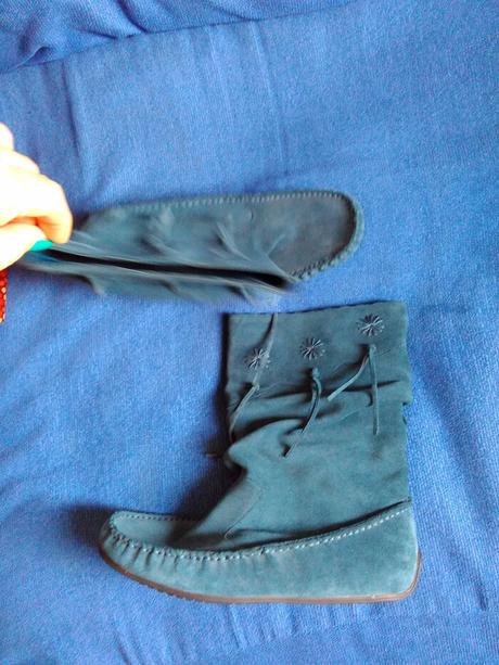 Clarks kozene smaragdove cizmicky, 38