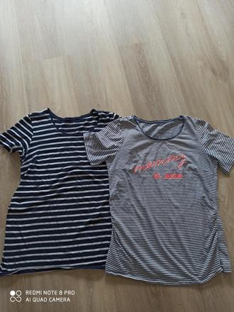Tehotenské tricka, h&m,l