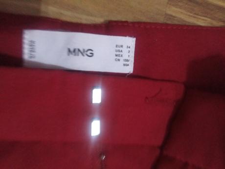 Vínovo bordové nohavice, 34