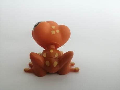 Littlest pet shop oranžová žabka,