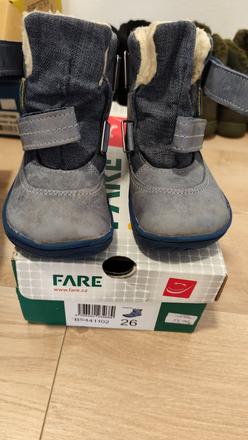 Zimné fare topánky, fare,26