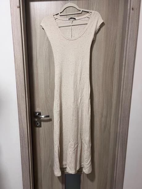 Pieskove midi saty, zara,m