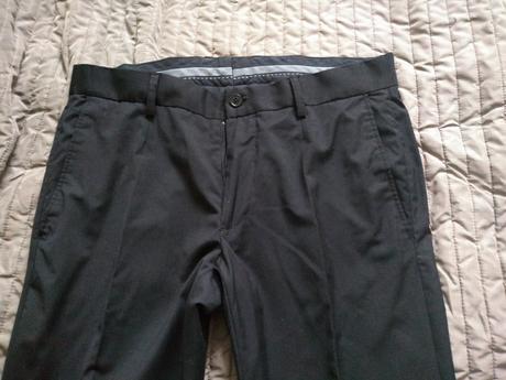 Cierne spolocenske nohavice, h&m,46