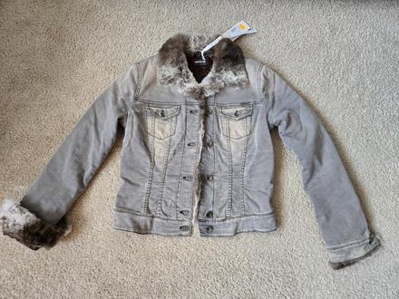 Kožušinová rifľová bunda gas, m