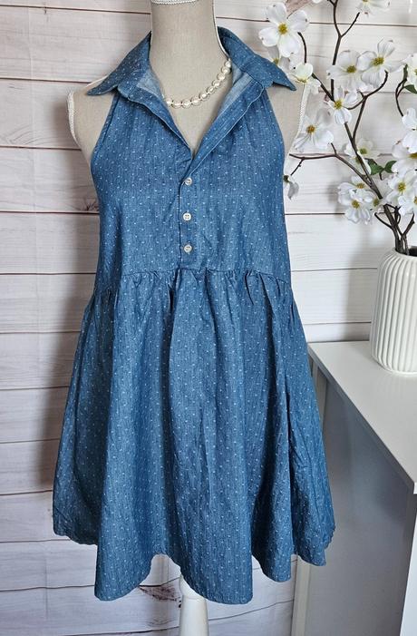 Krásne riflové šaty /tunika, s