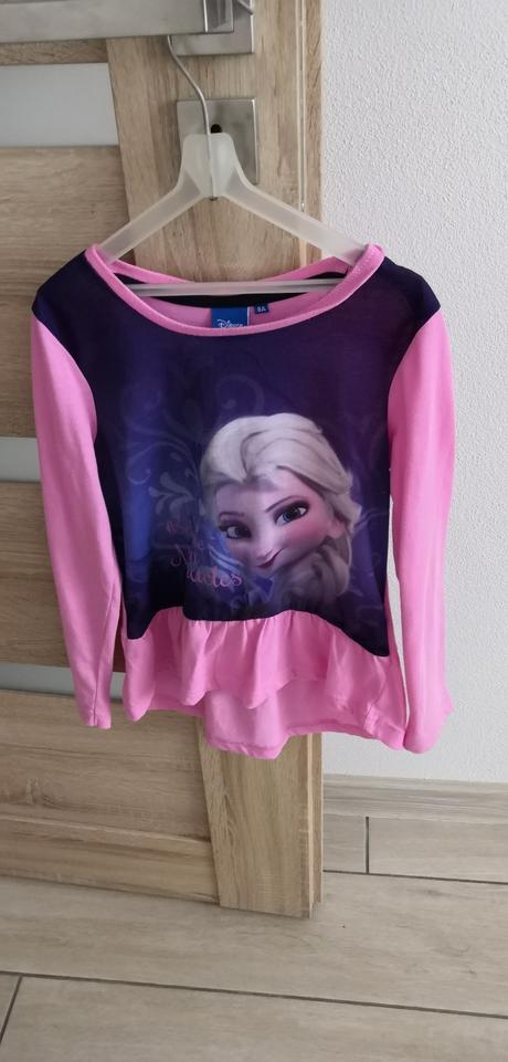 Ružové tričko s elzou, disney,128