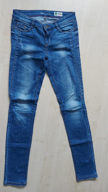 Damske dievcenske rifle, denim,s