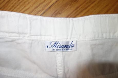 Biele šortky miranda, 110
