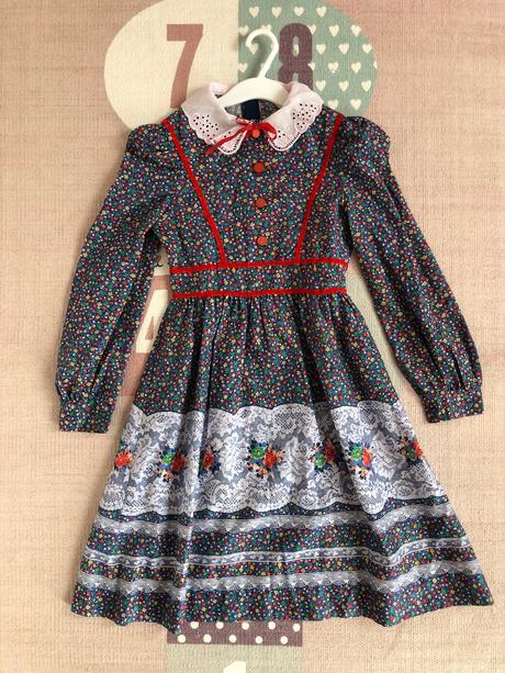 Krásne boho šaty - modré, 134