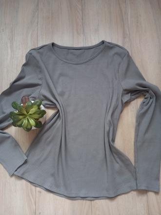 Sivé tričko dlhý rukáv, l