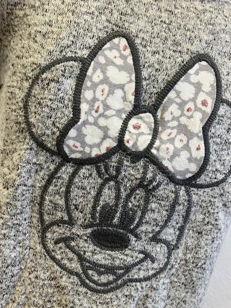 Dievčenský melírovaný sveter minnie (92), disney,92