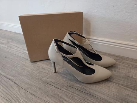 Biele lodičky s remienkom, next,41