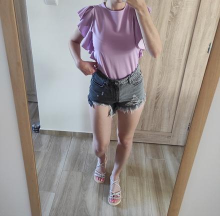 Tričko s volánmi, xs