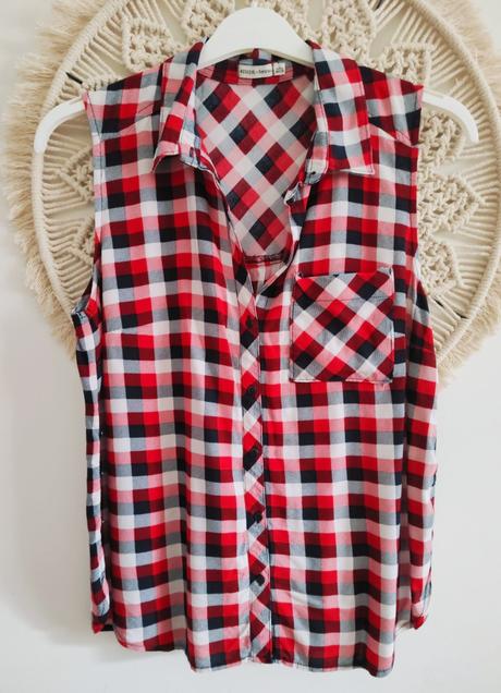 Košeľa bez rukávov bershka, bershka,l