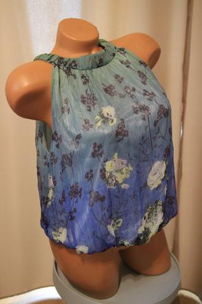 Elegantný top, debbie shuchat, l