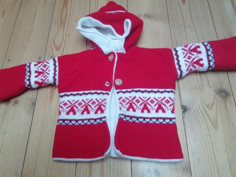 Svetrík otepleny s kapucňou, baby club,74