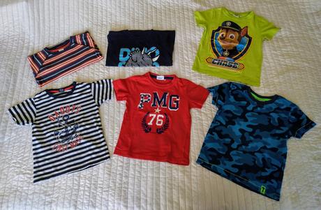 Balík oblečenia vo veľkosti 98/104, 104–116