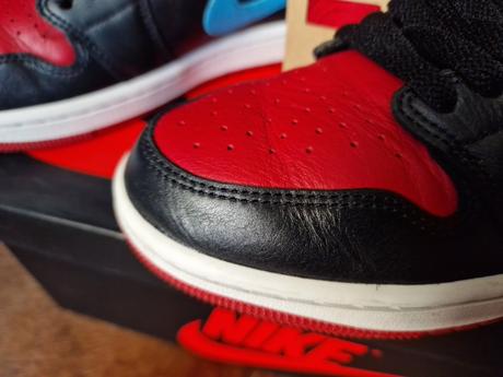 Nike air jordan 1 retro low og eu 40.5 black / pow, nike,40