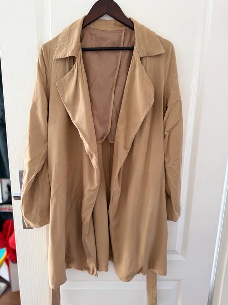 Ľahký prechodný kabát/tenký kabát, ťavobéžová, 