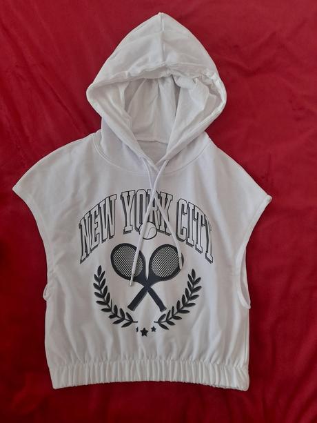 Biela krátka vesta, amisu,s / xs