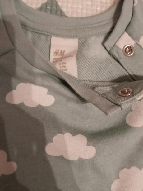 Nenosené len oprate pyžamko organic cotton, h&m,74