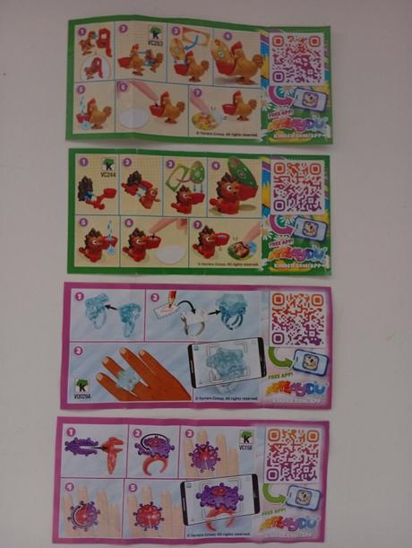 Kinder papieriky,