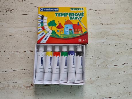 Temperové farby, 