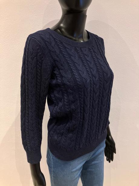 Dámsky tmavomodrý sveter h&m (xs), h&m,xs