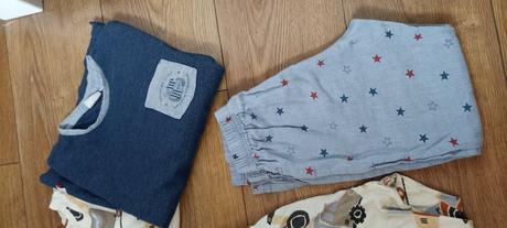 Balík pyžamiek h&m a zara 122/128, h&m,122