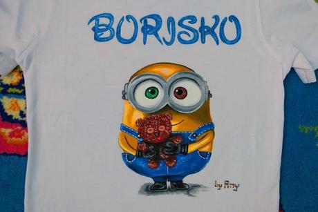 Ručne maľované tričko, 50 - 164