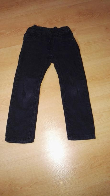 Menčestrové nohavice, c&a,110