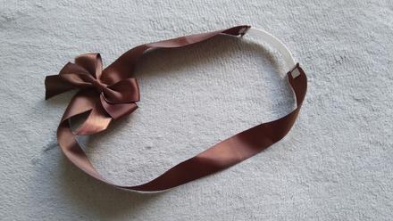 Čelenka saténová mašľa ako nová, h&m