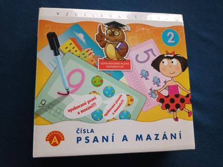 Písanie a mazanie, čísla,