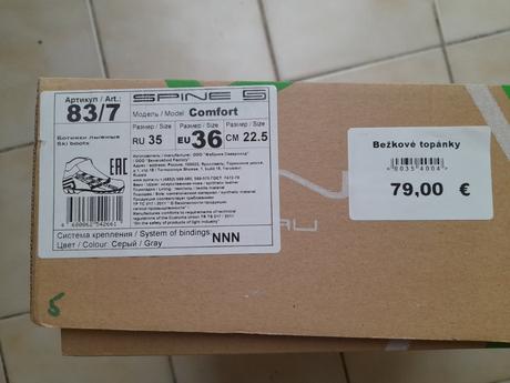 Topánky na bežky spine nnn veľ. 35, 35