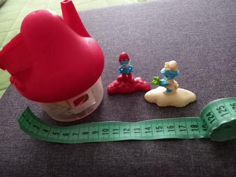 Šmolkovia domček a šmoulinka a tatko,