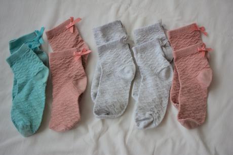 4 pack ponožiek s mašličkami, reserved,34