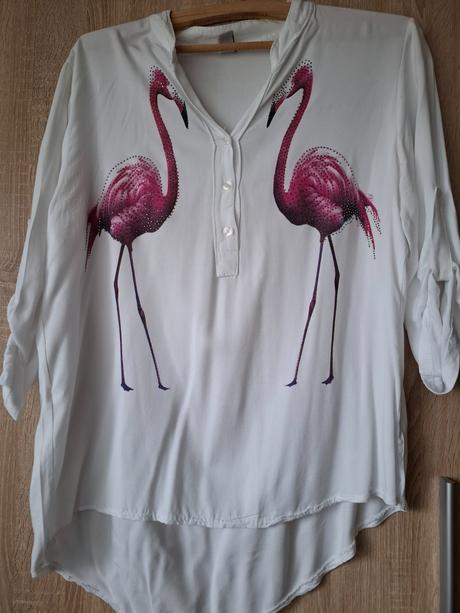 Blúzka s plameniakmi, 