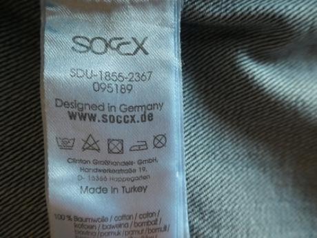 Soccx original stylova, trendy, jedinecna riflovka, soccx,m