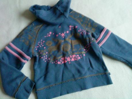 Modrá mikinka-dievčenská, adams,104