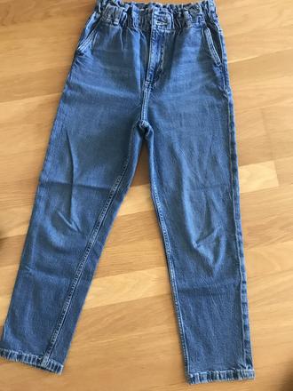 Modré rifle hm, h&m,146