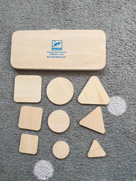 Drevená vkladačka tvary, 