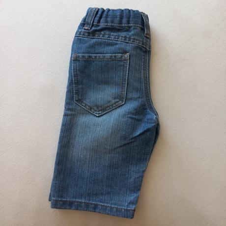 Riflové kraťasy, denim,104