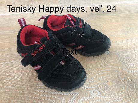 Tenisky happy days veľkosť 24, deichmann,24