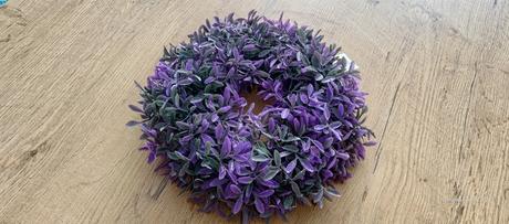 Veniec- fialový - 26 cm, 