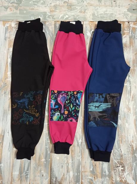 Zimné softshellové nohavice c, 68 - 140