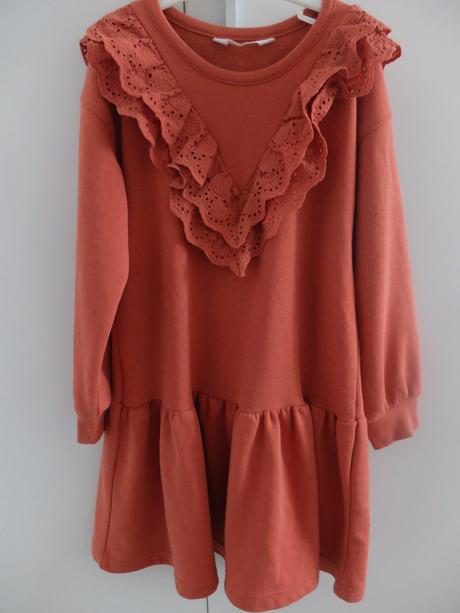 Mikinové šaty 122/128, h&m,122