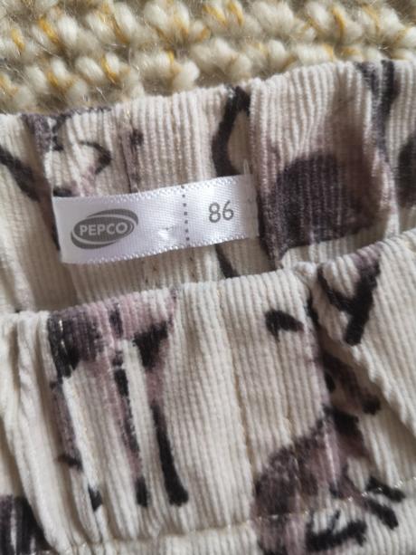 Menčestrové nohavičky so srnkami, pepco,86