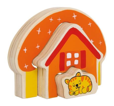 Small foot 3d puzzle mačka,