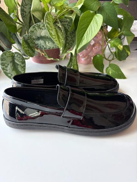 Shapen barefoot mokasíny sheen black,veľkosť 39/40, 39 / 40