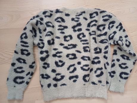 Teply pulover leopardi vzor, reserved,146